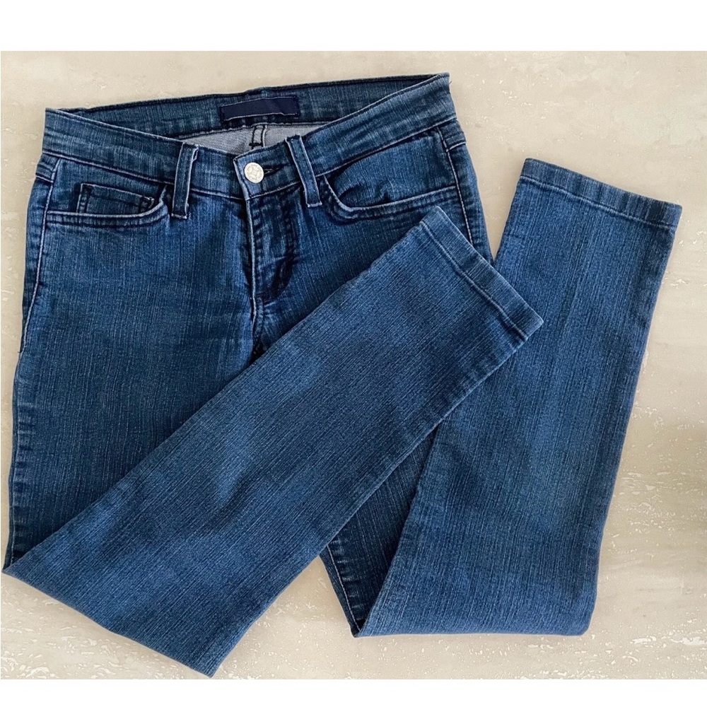 Flying Monkey Y2K Vintage Skinny Stretch Blue Jeans Pants Size 1 Fits XS 26 Y2K